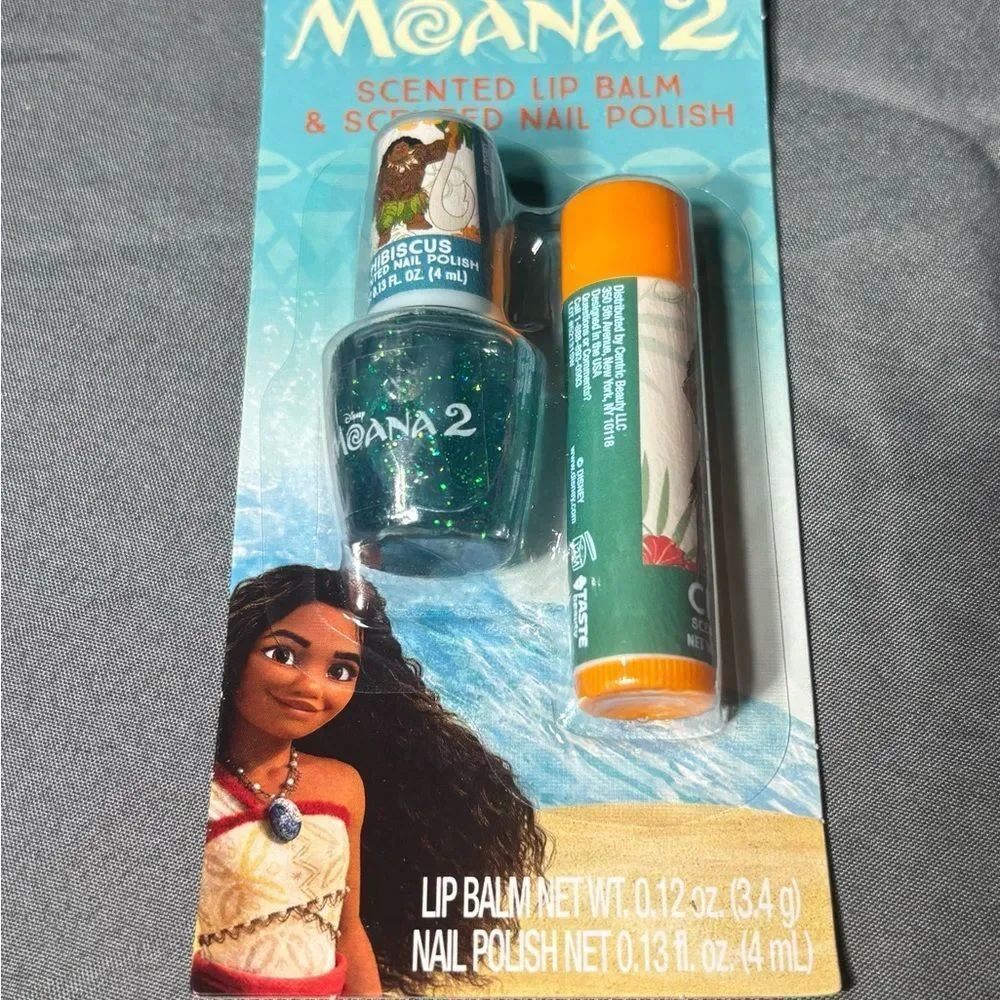 3 pc New Disney Moana Theme Beauty Bundle NWT